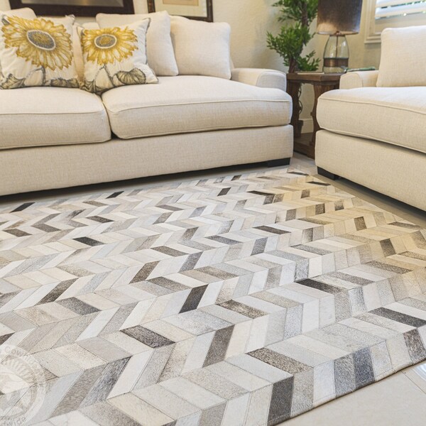 Gray Patchwork Rug Etsy