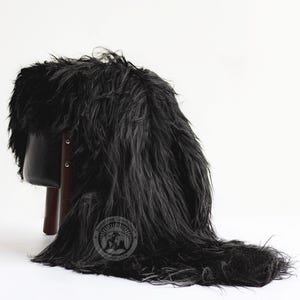 Real Sheepskin Rug, Natural Black - Luxurious Comfort