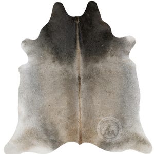 Echter graubeiger Rindslederteppich, M / L / XXL