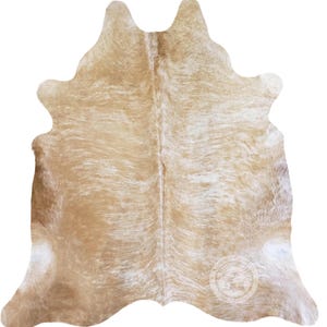 Real Beige Cowhide Rug - M/L/XXL
