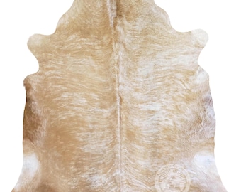 Real Beige Cowhide Rug - M/L/XXL