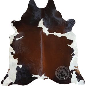 Handpicked Cowhide Rug, Mahogany - M/L/XXL