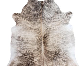 Real Brindle Cowhide Rug – Premium Brazilian Hide