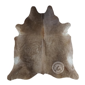 Cowhide Rug Taupe, M/L/XXL