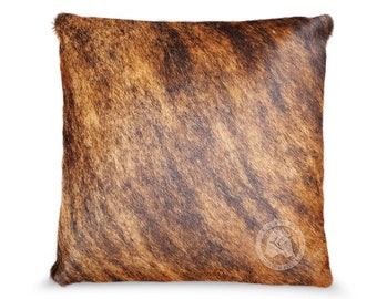 Cowhide Pillow Cover - Brown Cushion Covers