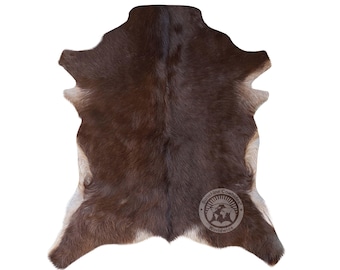 Brown Goatskin Hide - Size 2x3'