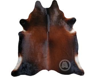 ブラウン牛革ラグ - M/L/XXL - Etsy 日本