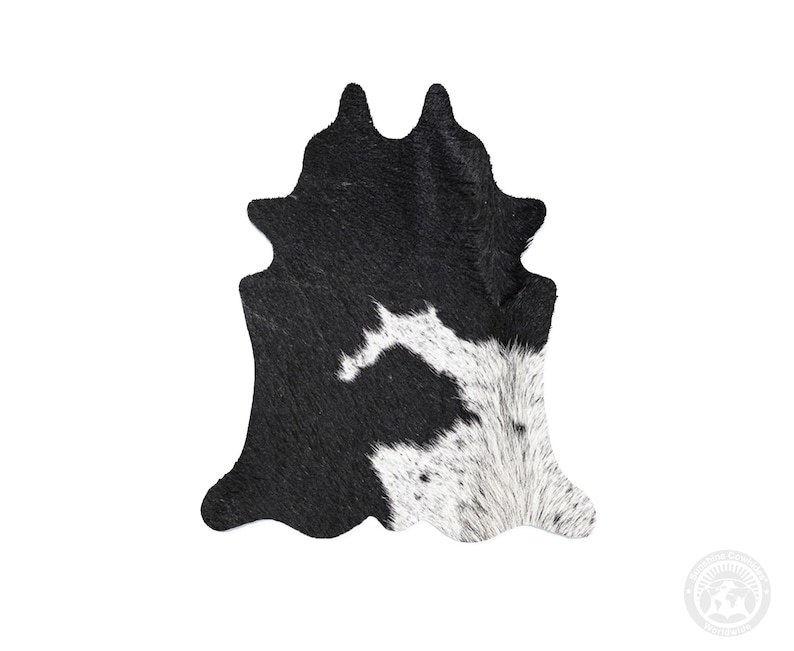 Untersetzer in Kuhfellform | Getränkeuntersetzer aus echtem Leder | Western-Deko | Rustikales Gastgeschenk für Hochzeiten | Einzugsgeschenk Bild 9