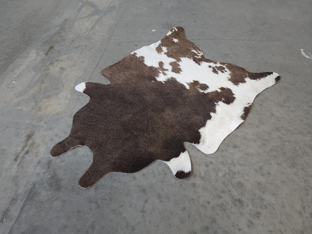 24x35 Rug Small Cowhide Rug, Taupe and White - Size 24x35'' - Actual Picture - Etsy