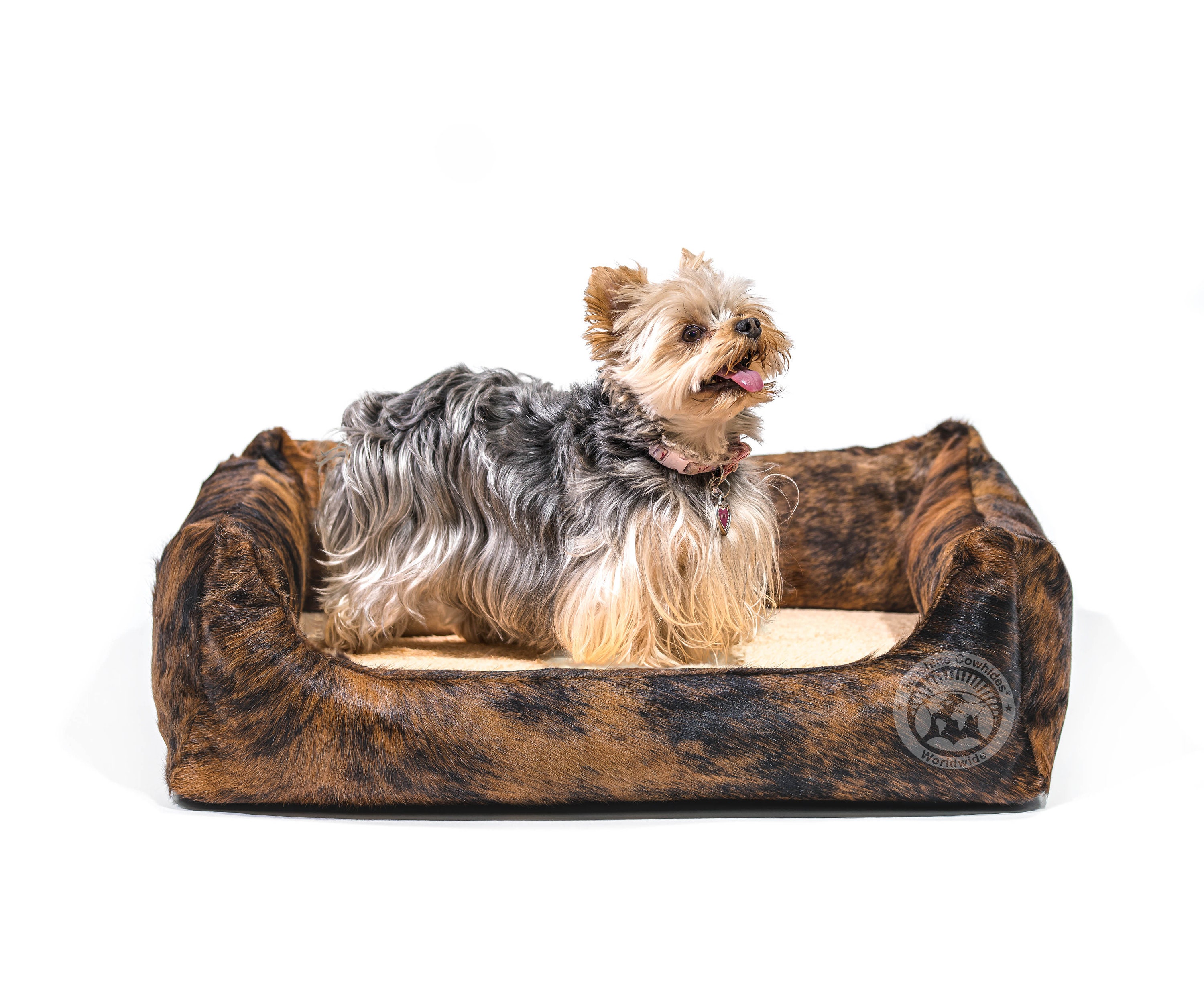 Handmade Dog Bed made of Real Cowhide Size 22x29x8 Etsy