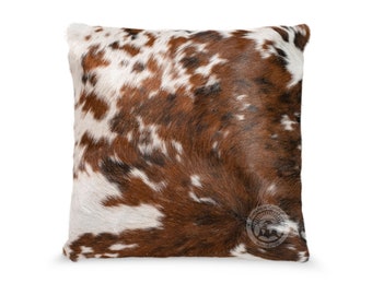 Cowhide Pillow Cover - Tricolor Pillow Case