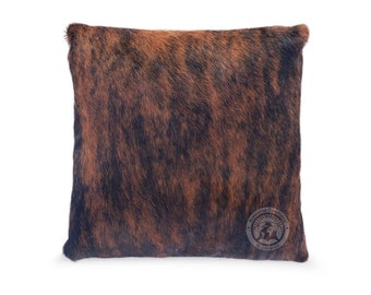 Western Chic: Cowhide Pillow Cover - Premium Hide