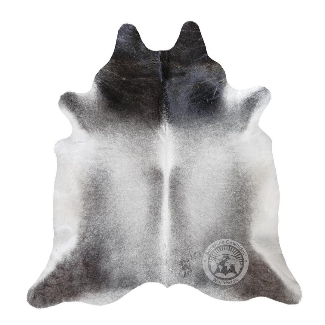 グレー牛革ラグ：本物のブラジル産牛革 - M/L/XXL - Etsy 日本