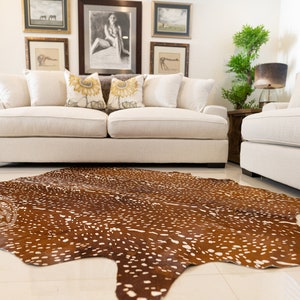 Deer Axis Hide Animal Print Cowhide Rug Antelope image 2