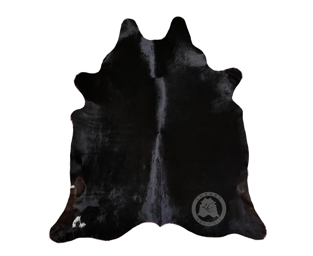 Cowhide Rug Black 6X67' Etsy