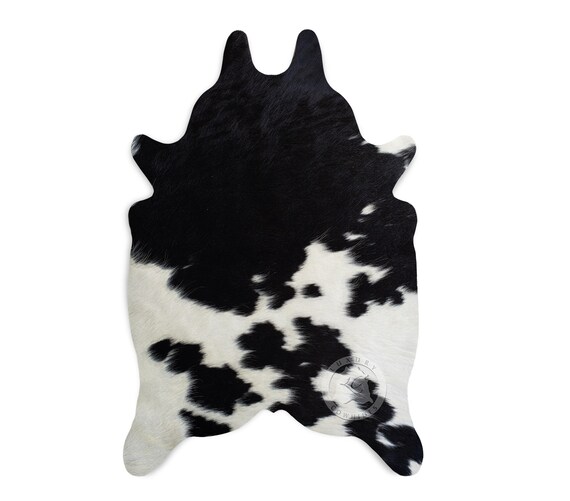 BLACK & WHITE MINI Cowhide Rug 24x35 Premium Etsy