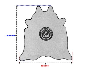 ベージュ牛革ラグ：本物のブラジル産牛革 - M/L/XXL - Etsy 日本