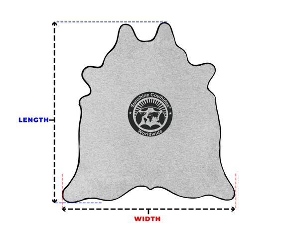 ベージュ牛革ラグ：本物のブラジル産牛革 - M/L/XXL - Etsy 日本