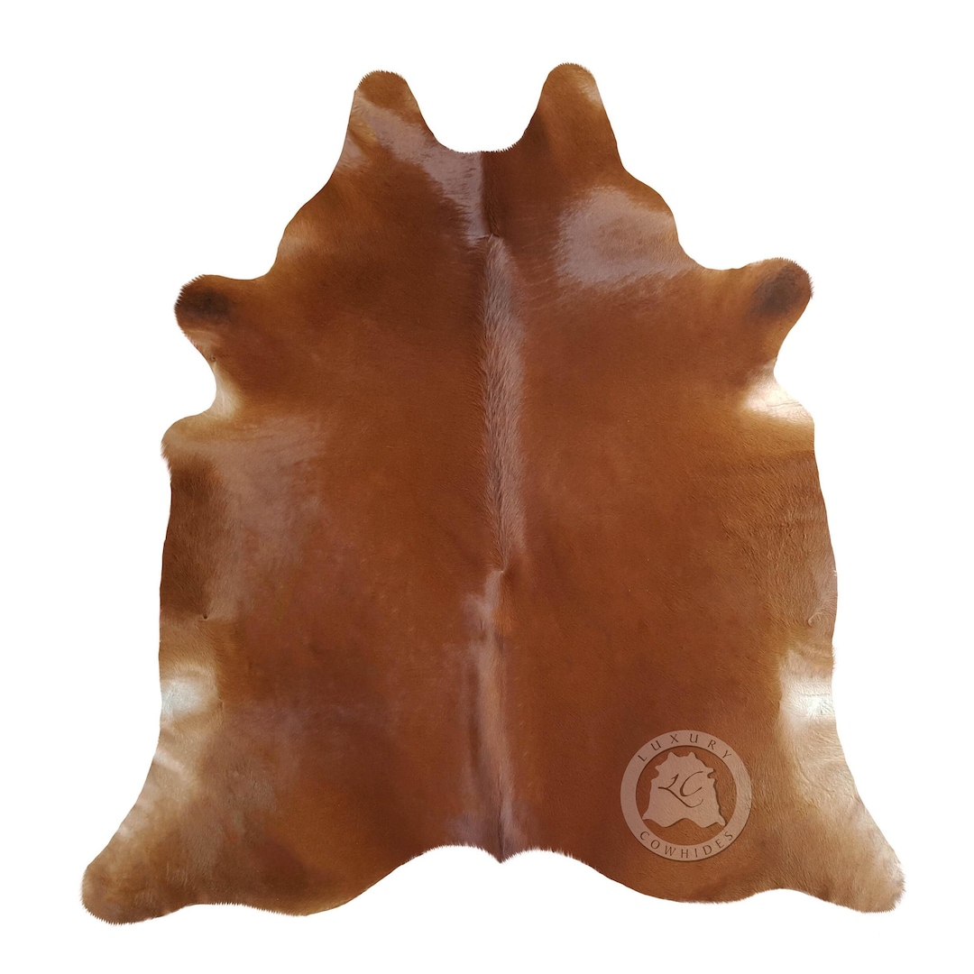 本物のブラウン牛革ラグ、M/L/XXL - Etsy 日本