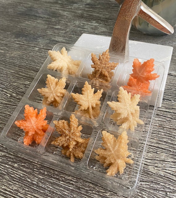 Maple Leaf Sugar Cubes Made with Maple Syrup
