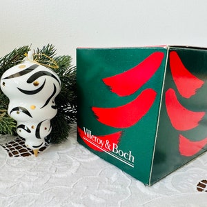 Vintage Villeroy & Boch flying angel ball in original box - Villeroy and Boch ornaments - Villeroy and Boch Christmas oraments