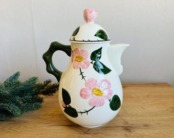 Vintage Villeroy & Boch Wild Rose coffee or tea pot (6)