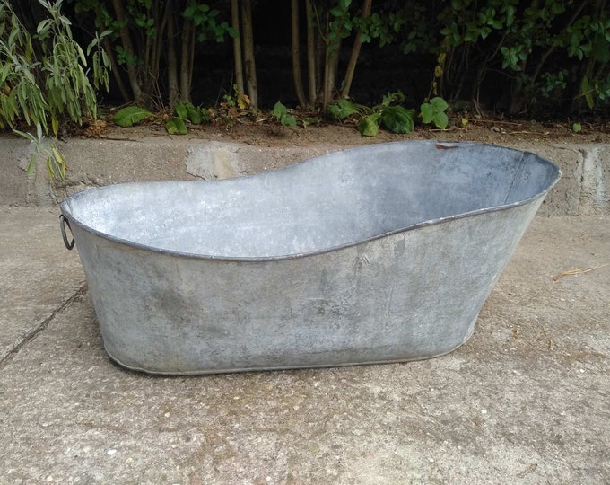 Antique Kids Bathtub Antique Metal Bathtub Etsy