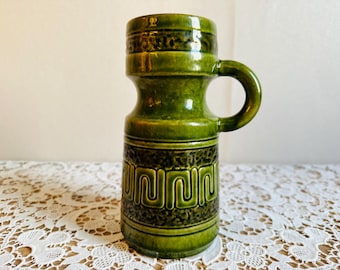 Vintage Scheurich Lava Vase: West German MCM Pottery No 209-18 - Etsy