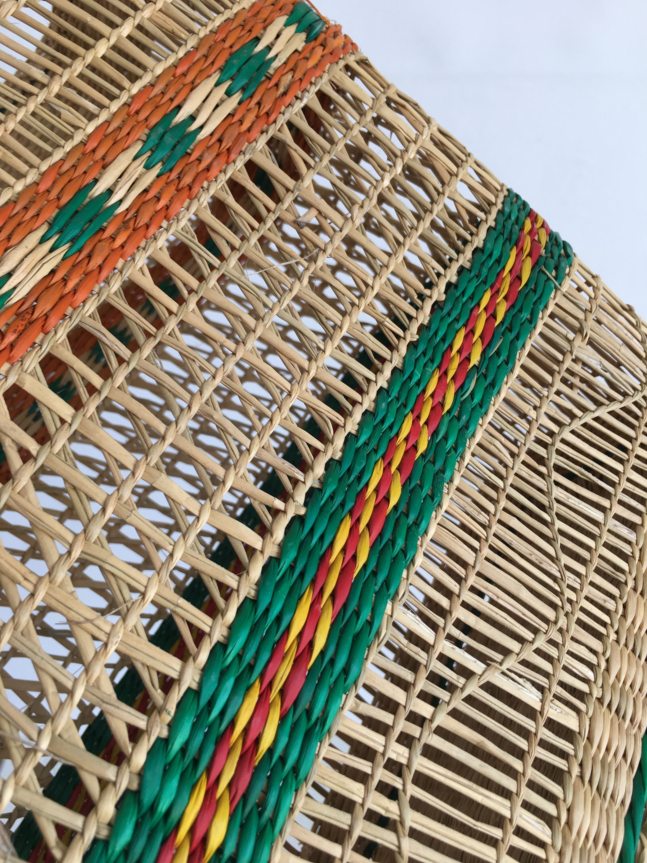 NEVER USED Straw basket Straw bag Summer carrycot bag | Etsy