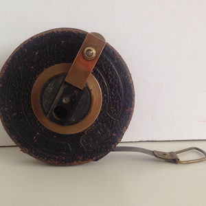 Vintage tape measure - Measuring instrument - Roulette - Vintage Measuring tool