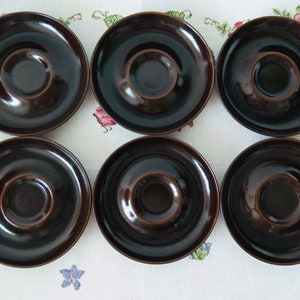 ROSENTHAL Studio Line Germany set of 6 saucer - Rosenthal – Terra Campagna saucers