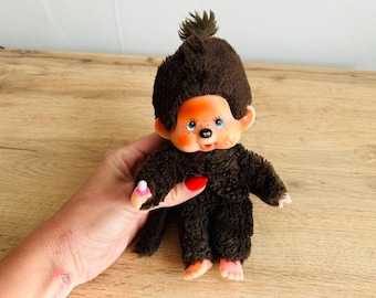 ビンテージ　モンチッチ パイプ付きモンチッチ ヴィンテージモンチッチ猿人形 珍しい尻尾