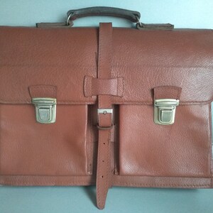 Porte-documents - Sac à main pour homme - Porte-documents en cuir véritable - Porte-documents professionnel - Porte-documents - Porte-documents - Organiseur en cuir