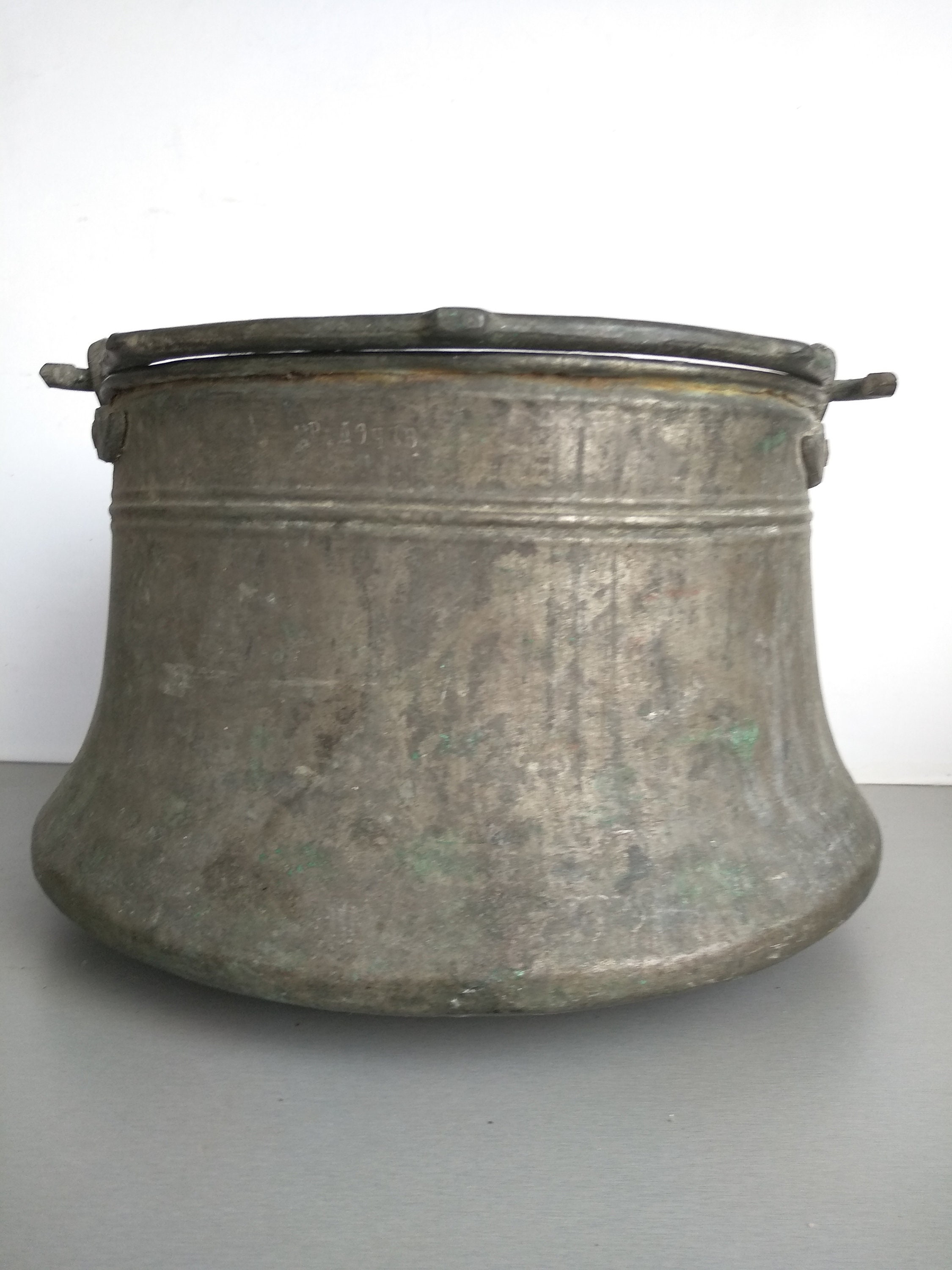 Antique Copper Bucket vintage Copper Pot Copper Pot Etsy