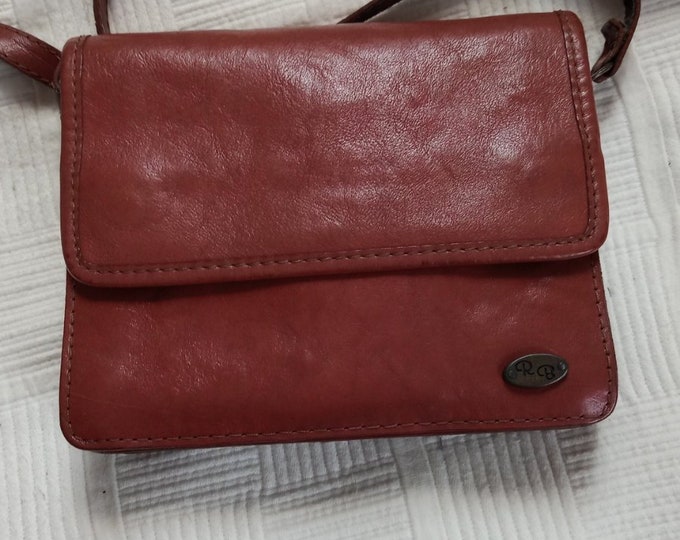 Sac à Main Vintage RENATO BERNATINI En Cuir Noir Authentique - Occasion En Bon état, Style Bandoulière Ou Porté à La Main