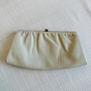 Vintage Echtleder Geldbeutel - Leder Münze Geldbörse - Vintage Geldbeutel - Kiss Lock Geldbörse - Metallrahmen Leder Geldbörse (2)