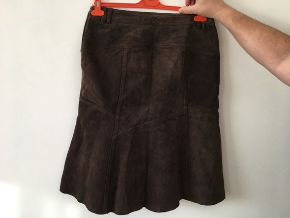 Vintage natural suede skirt - Vintage skirt - Ret… - image 6