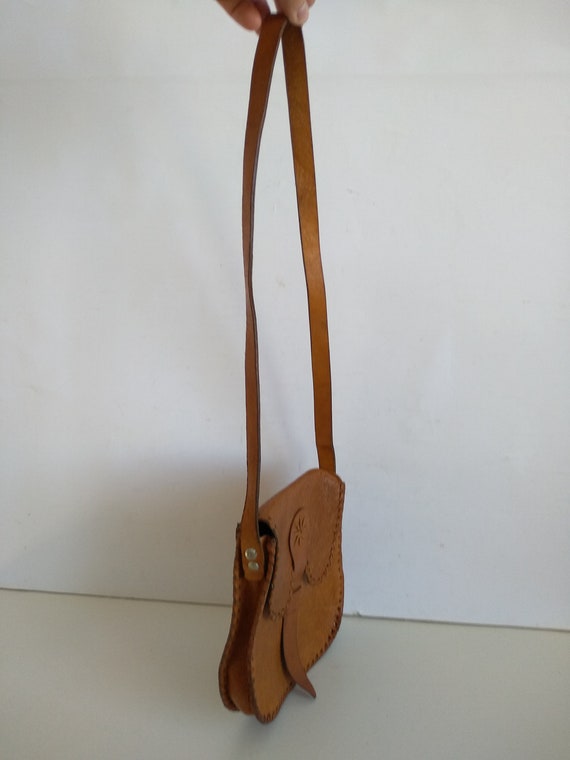 Vintage Genuine leather bag - Bag Of Genuine Calf… - image 8