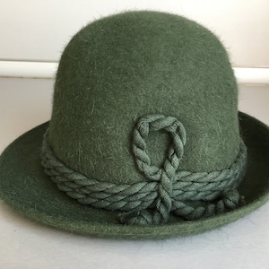 NIE BENUTZT - Vintage Tonak Hüte - Vintage Tonak Filzhut - Tonak Jagdhut - Retro Hut - Hutgröße 56