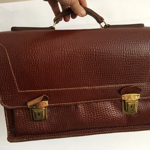 Porte-documents - Sac à main pour homme - Porte-documents en cuir véritable - Porte-documents professionnel - Porte-documents - Porte-documents - Organiseur en cuir