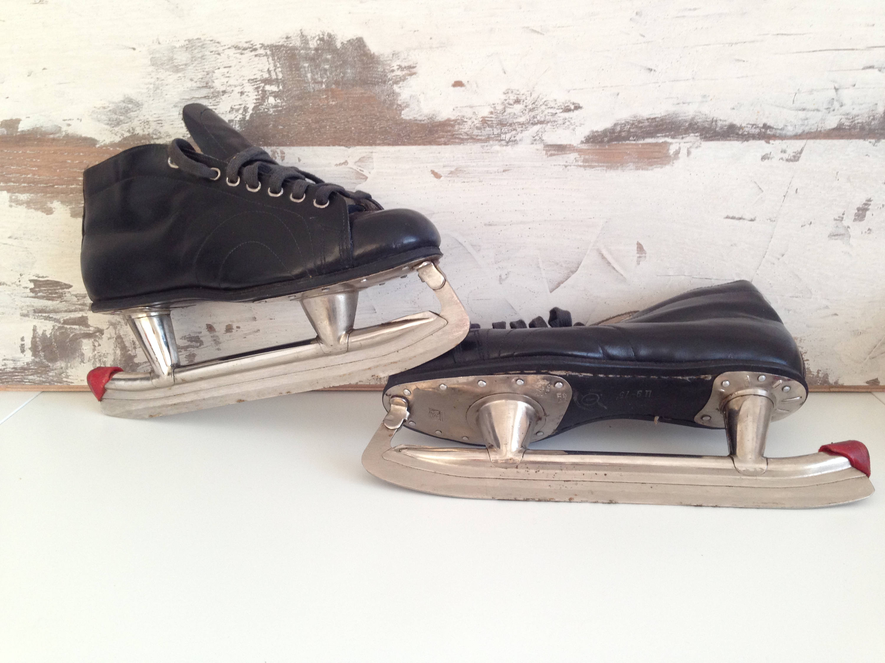 IJsschoenen Vintage Home Decor Skates - Etsy België