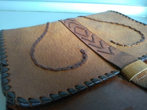 Vintage Genuine leather bag - Bag Of Genuine Calf… - image 8