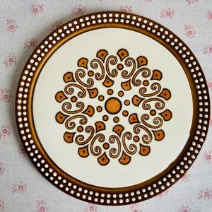 JAMAIS UTILISÉ - Assiette à gâteau Herbolzheim vintage avec boîte d&#39;origine - Grande assiette à gâteau - Assiette à gâteau ronde en céramique (6)