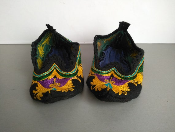 NEVER USED - Vintage handmade wool slippers - Bul… - image 2