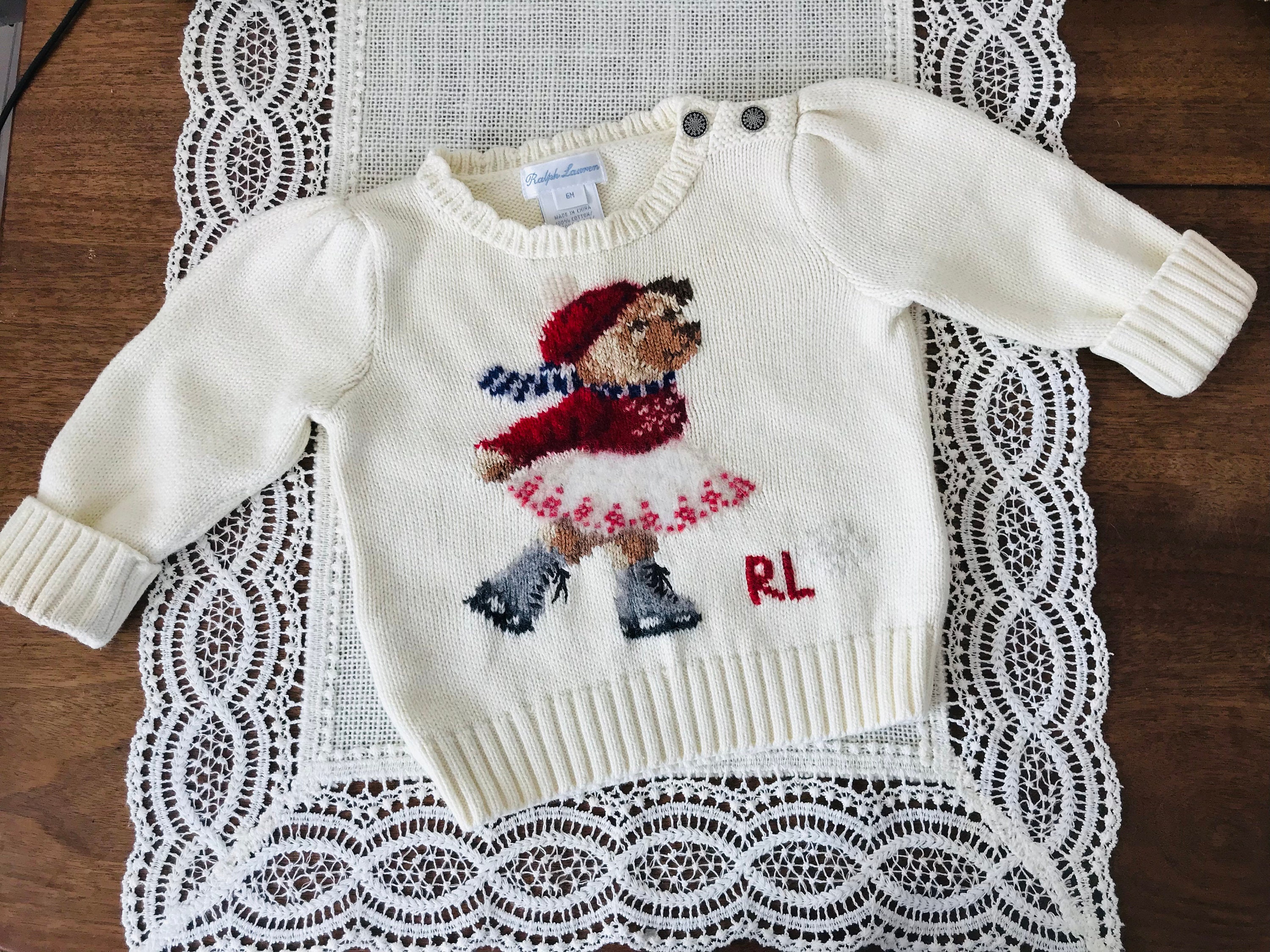 Polo Bear Knitted Sweater Baby India