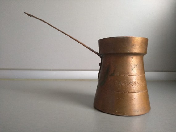 Vintage Cezve Turkish Coffee Pot Copper 
