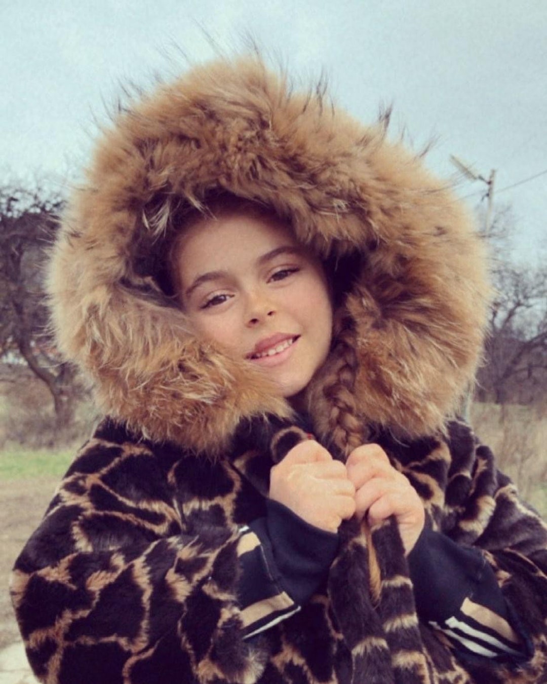 Pile Pelliccia H&m Nera Pelliccia Hm Giacca Bambina Cappotto