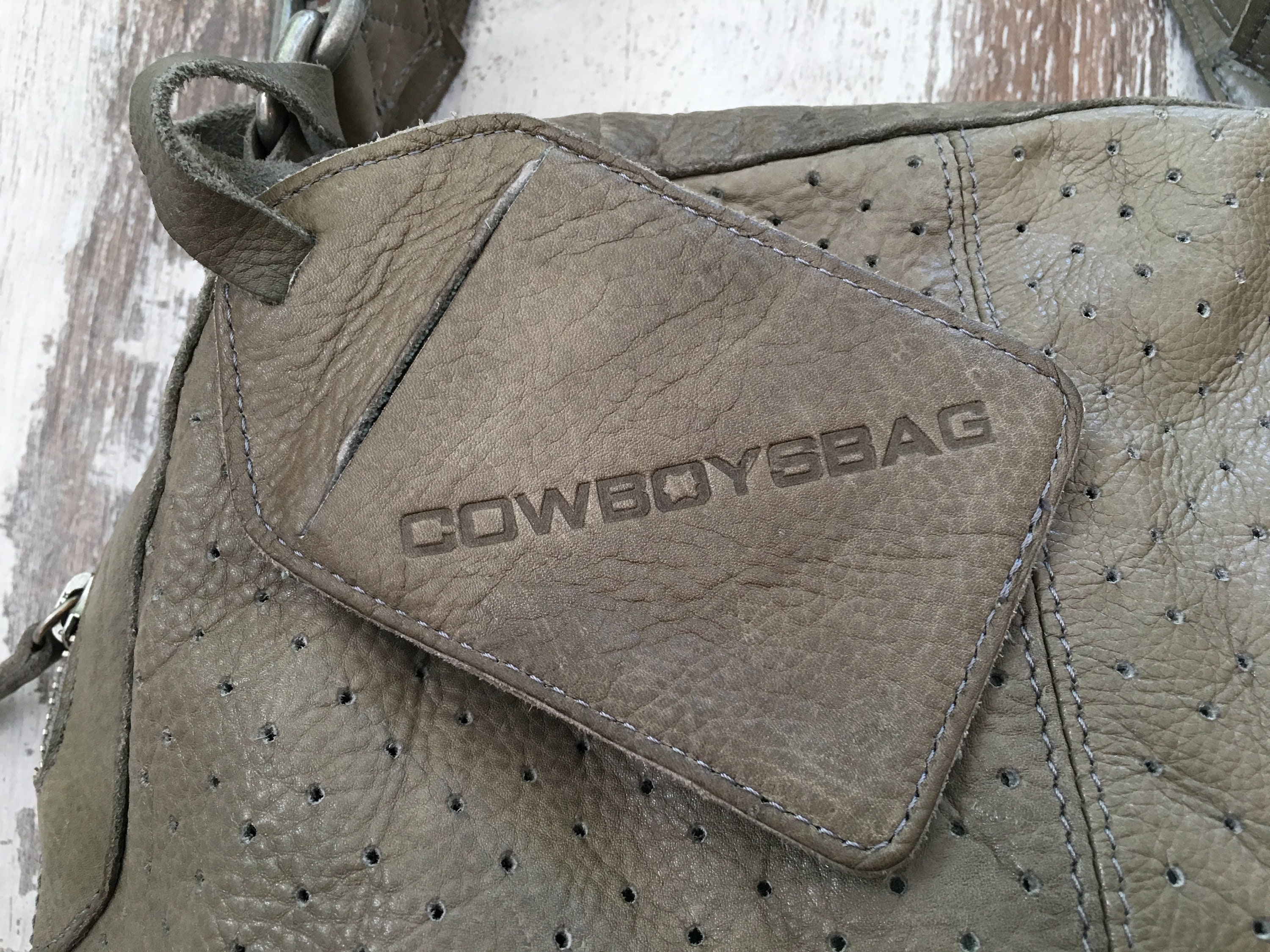 vriendelijk blaas gat Rand Cowboysbag Genuine leather bag - Etsy België