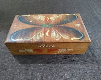 Vintage wooden box - Handmade Wooden Box - Wooden  box - Vintage wooden box