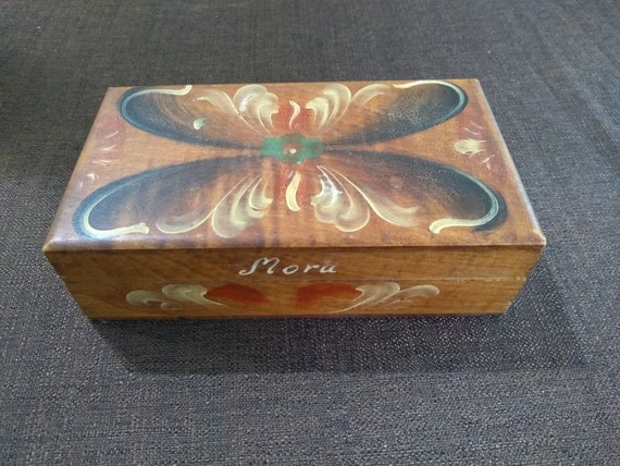 Vintage wooden box - Handmade Wooden Box - Wooden… - image 1